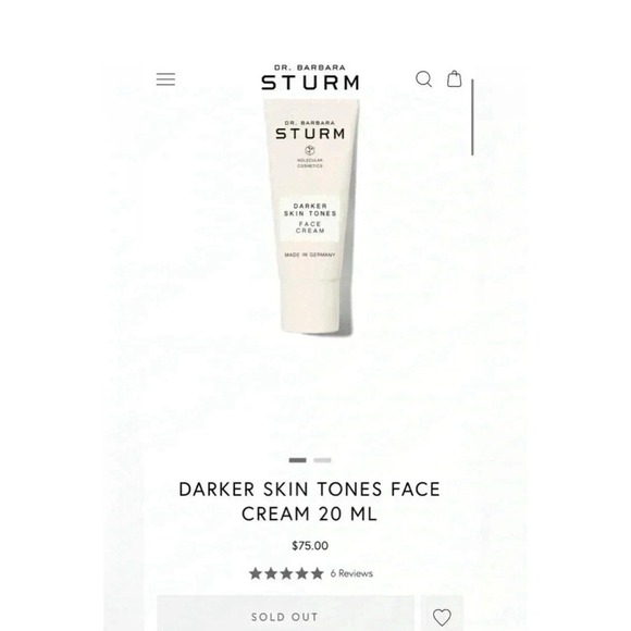 2 of Dr. Barbara Sturm Darker Skin Tones Face Cream Rich 0.67 oz Per Each